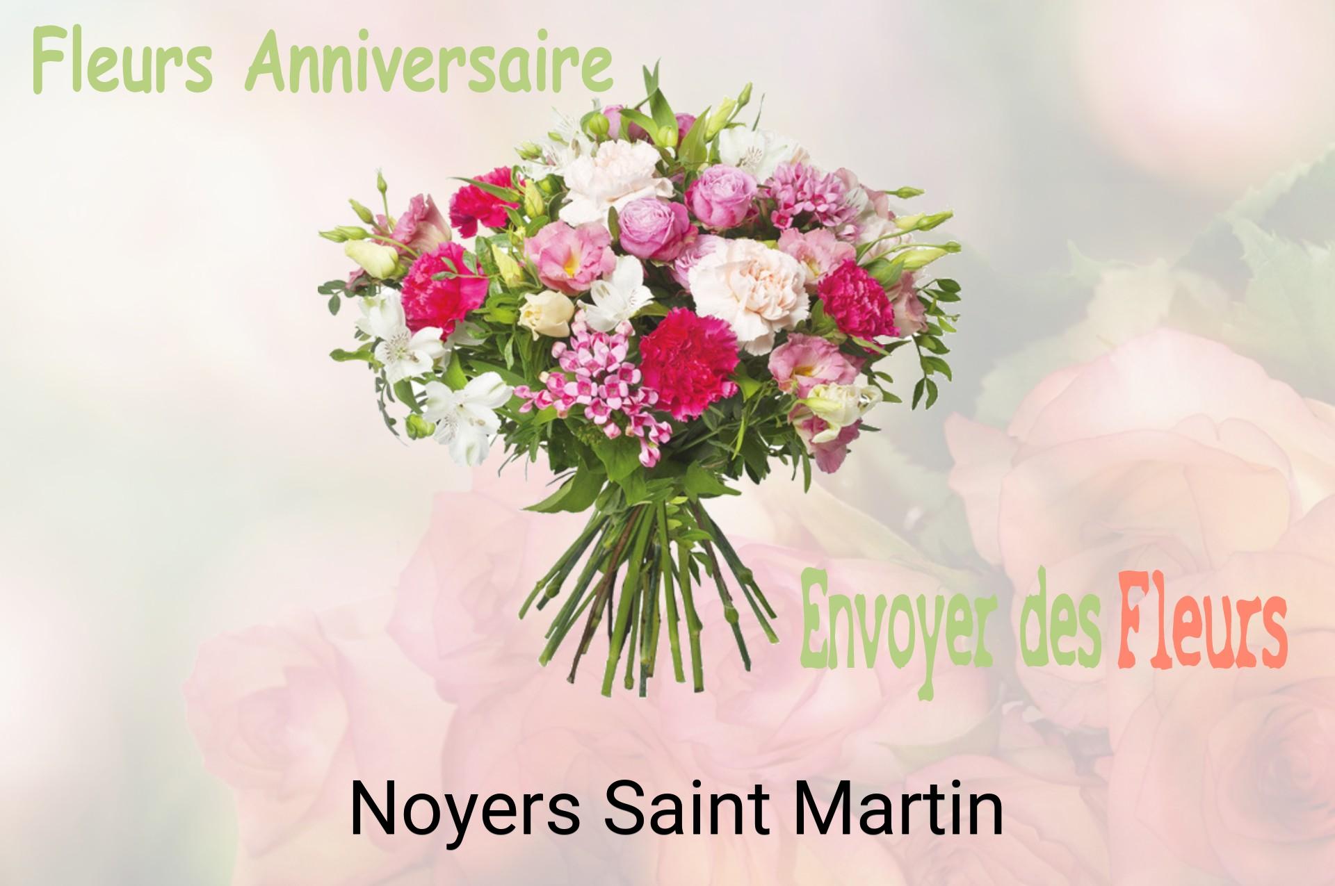 Bouquet de fleurs d’anniversaire livré à Noyers-Saint-Martin